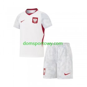 Koszulka Polska Dziecięcy Domowe Koszulki Piłkarskie World Cup 2026 Krótki Rękaw